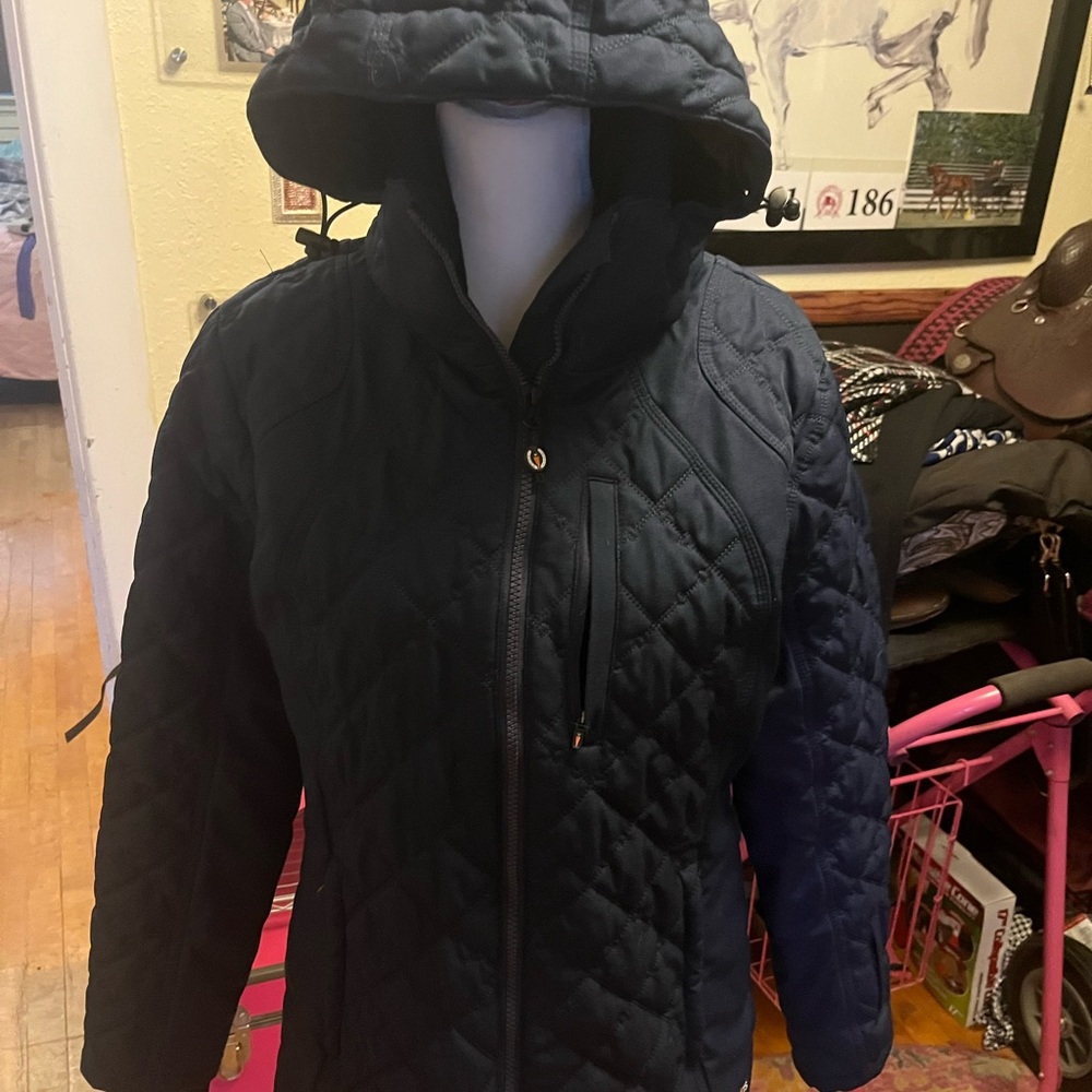 Kerrits Women's Quilted Puffer Jacket - Dark Blue